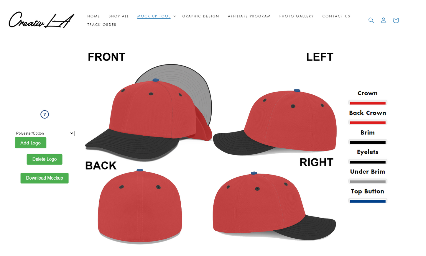 Hat Mockup Template (Fitted Hat)