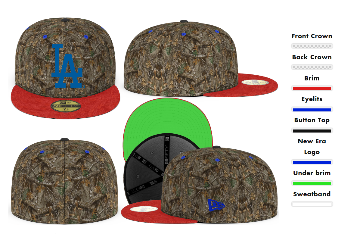 5950 New Era Mockup Template (Fitted Hat)