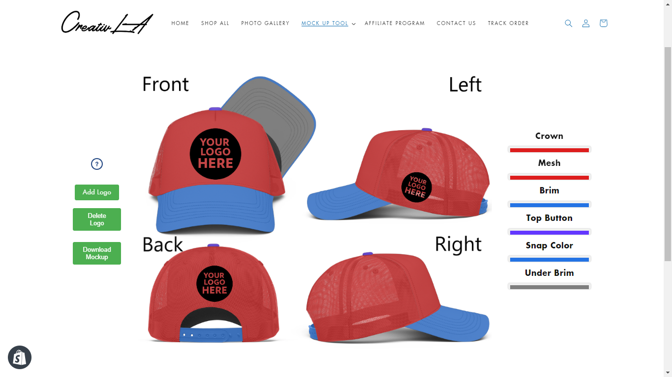 Hat Mockup Template (Trucker Cap)