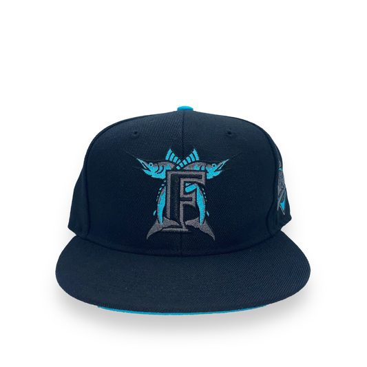 "DOUBLE MARLINS" Fitted Cap